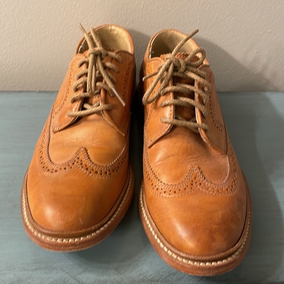 The Frye Company John Atoye Oxford wingtips in British tan. Size 71/4 D men’s - Picture 2 of 8